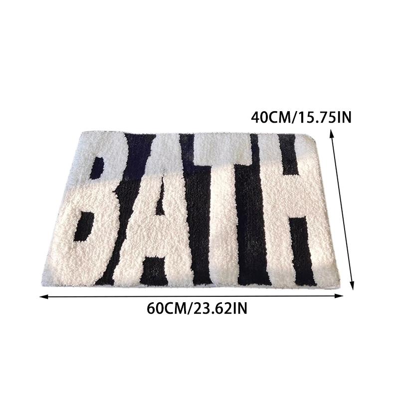 

Нескользящие коврики для ванной в стиле Ins, пушистый мягкий напольный ковер, высокоабсорбирующие коврики для ванной, стеганый коврик для душа, коврик для входной двери 40X60cm