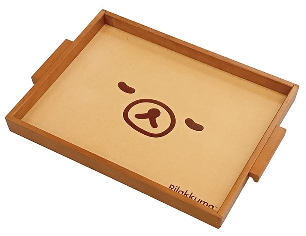 

Rilakkuma Wood Tray L RK3501 (Rilakkuma Face)