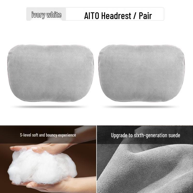 AITO M7/M9/M5 Car Headrest Pillow - Interior Seat Modification Accessory