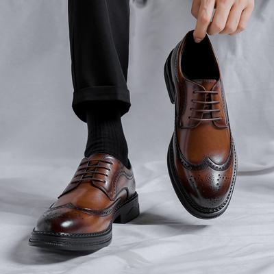 Men'S Shoes British Groom Wedding Suit Business Dress Casual Men'S Leather Shoes 36101-R