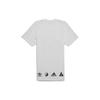 Palace X Adidas Originals Wellness Collection Graphic Short Sleeve Tee With Striped Logo Print Men Tops White H61822