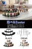 Acrylic Honpo Display Figure Display Collection Acrylic Display Display Pedestal Circular X 3 Stand, Stand, Shelf, Base, Case, Stand, (Clear Tiers)