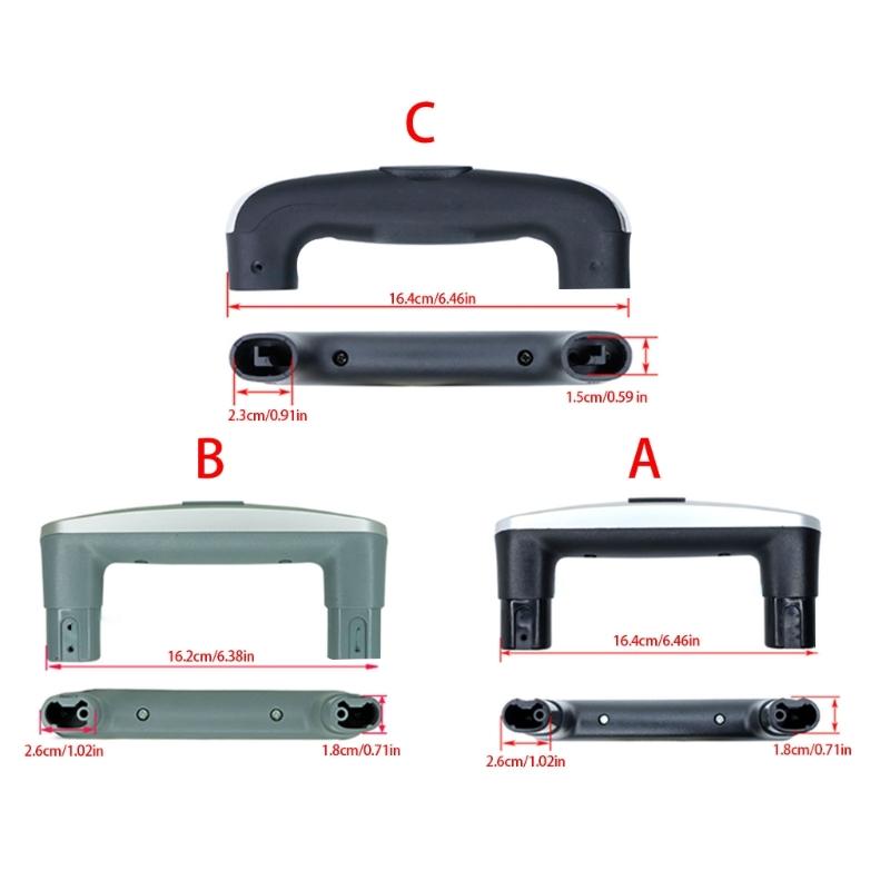Plastic Luggage Suitcase Handle Replacement Luggage Pulls Handle Grips Luggage Trunk Handle Carrying Case Handle Black