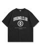 ORIGINALDAY Original Club University Oversized Short Sleeve T-Shirt Black