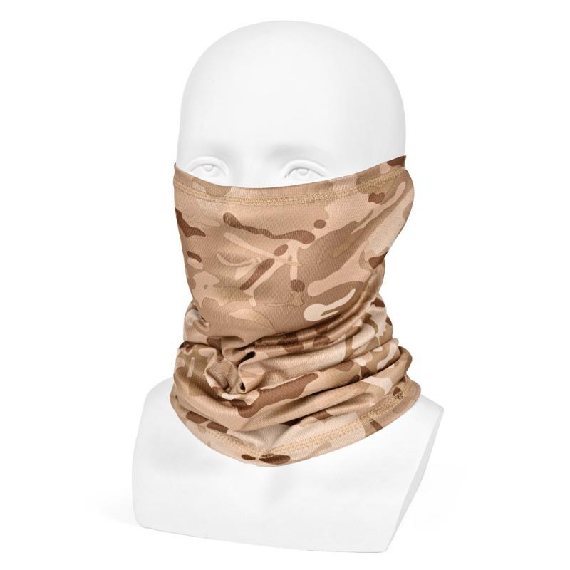 Multifunctional Tactical Camouflage Neck Scarf For Outdoor Cycling Hiking Fishing Sunscreen