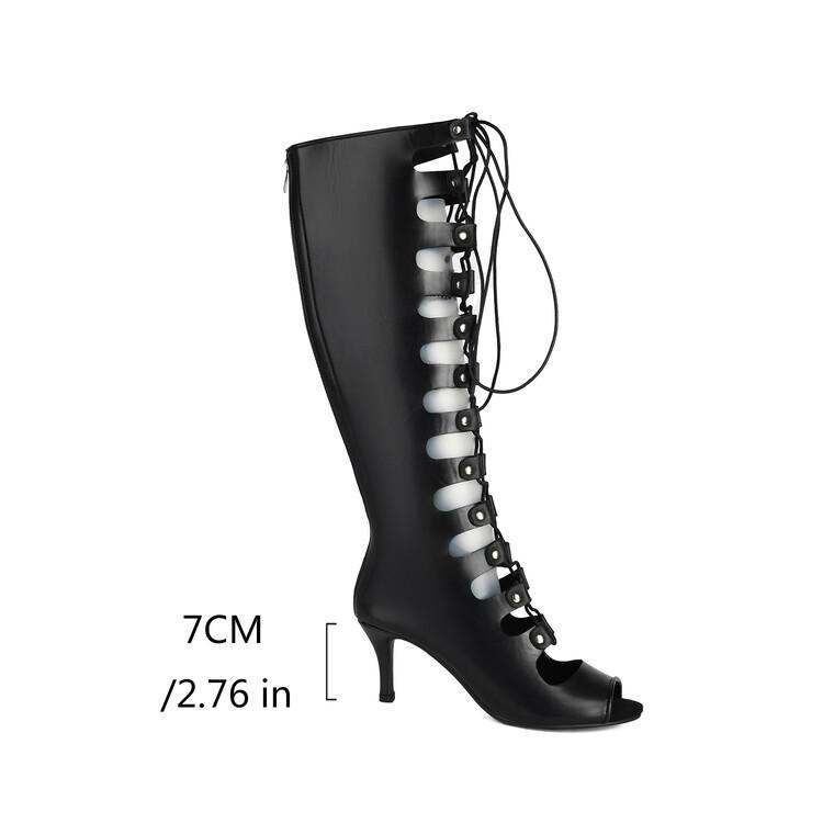 

Модные сандалии с ремешками крест-накрест и заклепками, женские крутые ботинки, летние сексуальные серебристо-золотые босоножки на высоком каблуке, вечернее платье, мотоциклетные ботинки, размер 48 34