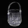 Household Acrylic Ice Container Diamond Pattern Ice Bucket with Handle Bar KTV SuppliesDiamond