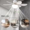 40/52cm LED Socket Fan Light Screw Ceiling Fan with Light and Remote, E27 Socket Fan with LED for Bathroom, Bedroom, Kitchen