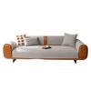 Solid Color New Cotton And Linen Sofa Cushion, Simple And High-End Sofa Cover, Universal Non-Slip Backrest Cover Cloth Towel For All Seasons