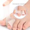 Invisible Toe Spacers For Overlapping Toes 2PCS Flexible Silicone Bunions Relief Supports Foot Comfortable In Tight Shoes