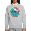 Sesame Street Unisex Adult Official Cookie Tester Cookie Monster Christmas Sweatshirt