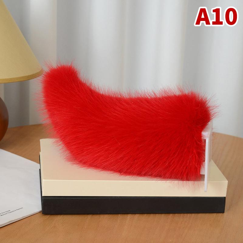 Remote Control Electric Car Tail Electric Bicycle Tail Wagging Moving Rechargeable Plush Animal Tail Auto Motorcycle Decoration