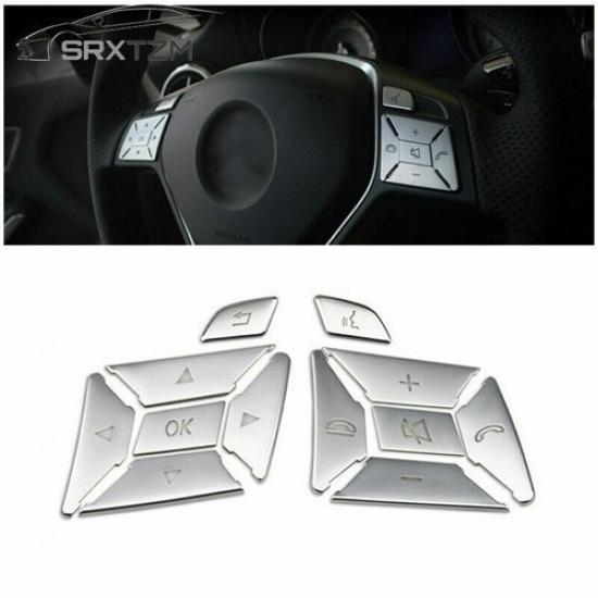 Auto Car Steering Wheel Panel Switch Sticker for Mercedes Benz Class B W246 2014