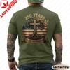 250 Years Faith and Freedom 250th Anniversary USA Patriotic ON BACK TShirt Shortsleeved Tees Fashion Men T Shirt