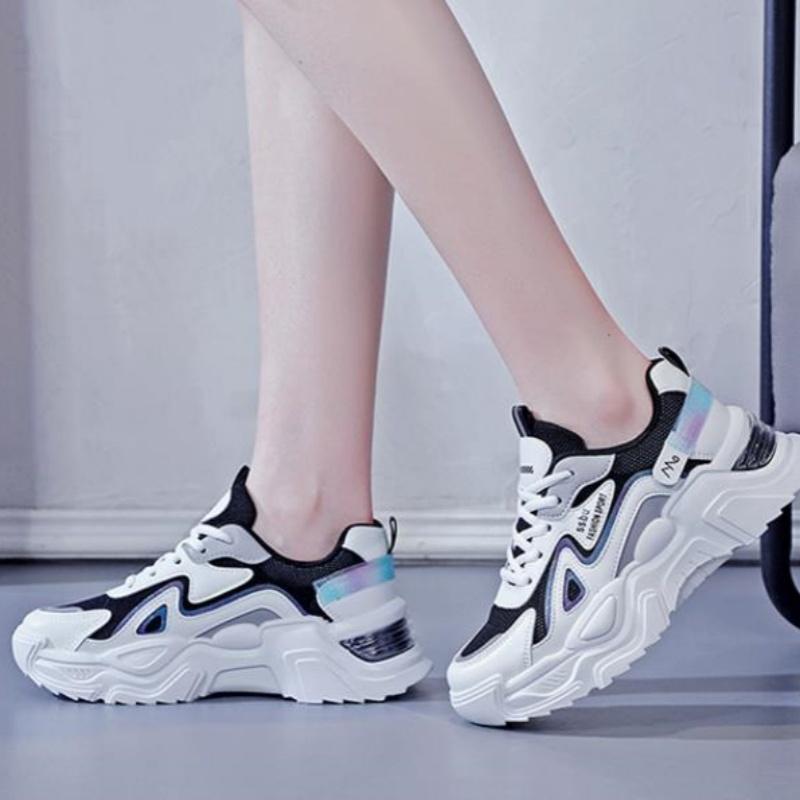 Tenisky Ženy Ploché boty na platformě Dámské Boty Zelené Ležérní Tenisky Dámské Robustní Tenisky Dámské Boty