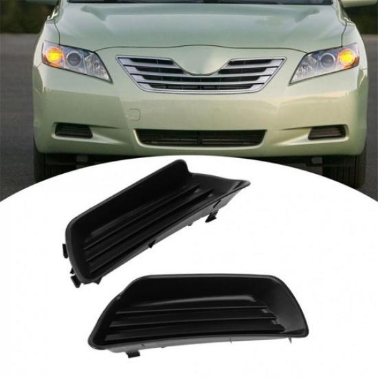 1Pair Front Bumper Fog Light Cover For Toyota Camry 07-09 #5212806050 5212706050