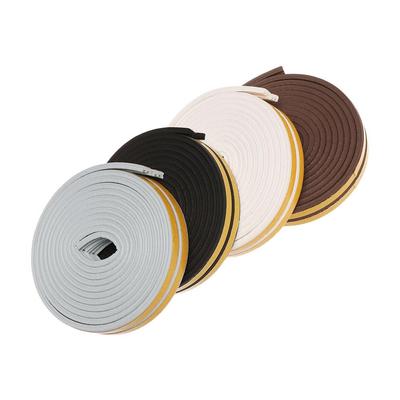 5/10M Self Adhesive Rubber Anti Collision Seal Strip Draught Excluder Foam Window Door