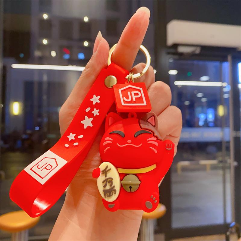 Милый брелок  Счастливый кот  Тысячи долларов Брелок  Счастливый кот  Мужской и женский подвес для сумки
