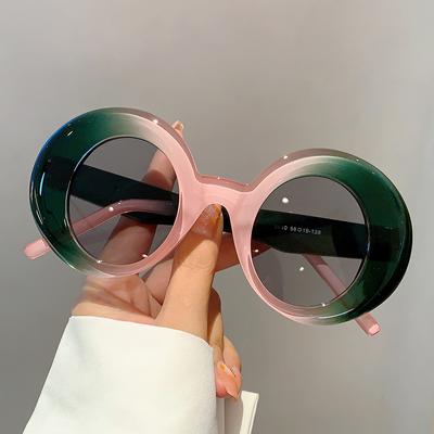 Новые винтажные круглые солнцезащитные очки Женские Мужские Брендовые Круглые Солнцезащитные очки Женские Овальные Очки Oculos De Sol для Мужчин Женщин Очки