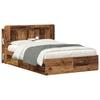 Headboard Cabinet with Storage Reclaimed Wood Engineered Wood