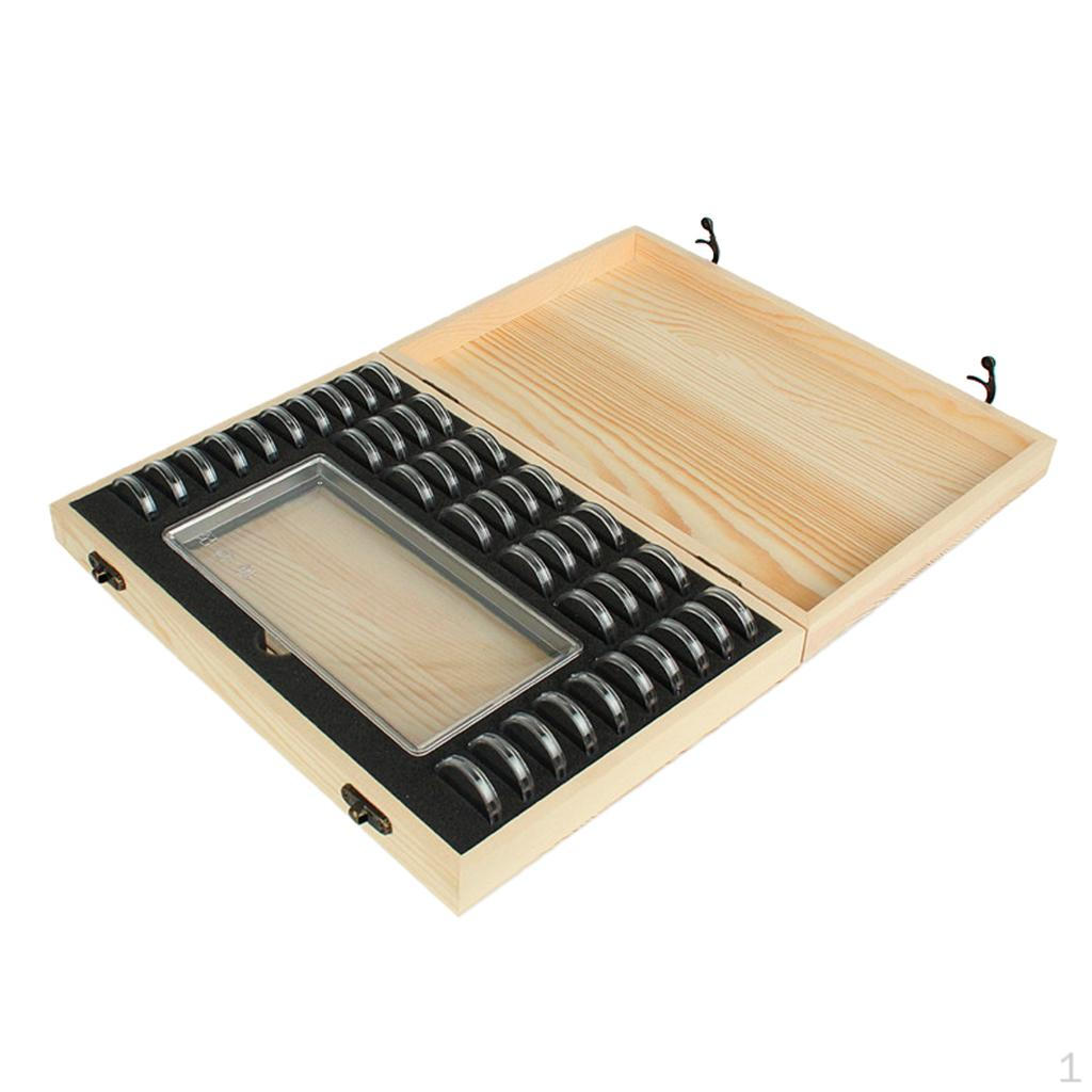 

2020 Wooden Display Storage Box Set with Transparent