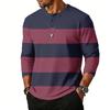 Men's Raglan Sleeve Three-quarter Sleeve Top
