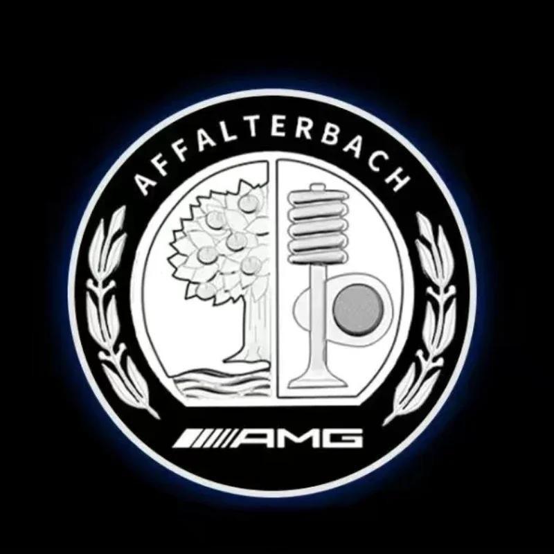 2-4PCS Car Door HD Led Laser Projector Welcome Lamp Suitable For Mercedes-Benz AMG CLA C17 CLS C218 W218 W219 E Class 207 C207.