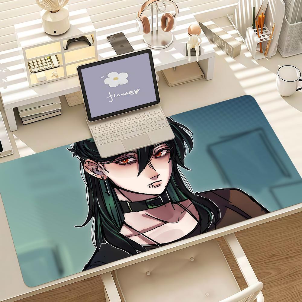 Novel The Kkid At The Back Mouse Pad Anti Slip Rubber Edge Locked Thickened Laptop Gaming Desk Mat