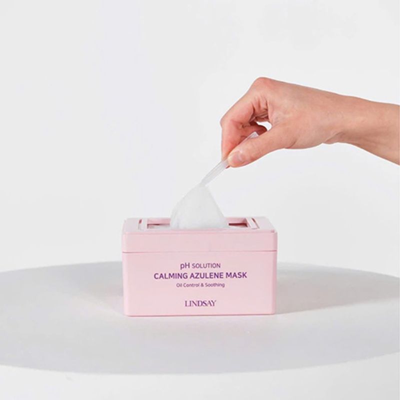 [Lindsay] PH Solution Calming Azulene Mask 300g (24 Sheets)