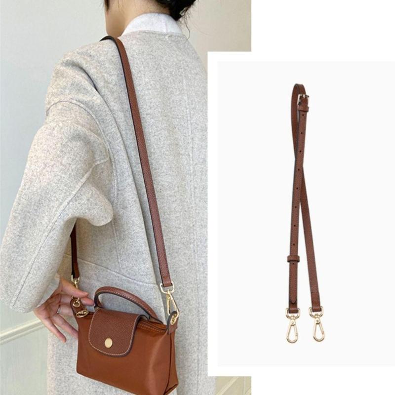 48inch Handbag Shoulder Strap Replacement PU Leather Strap for DIY Lady Purse Crossbody Bag Adjsutable Strap with Buckle