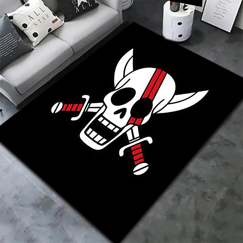 One Piece Logo Carpet Rug For Living Room Bedroom Home Sofa Decoration Kids Play Nonslip Floor Mat