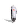 adidas Originals NIZZA Platform Mid Canvas Slip Resistant High Top Skateboard Shoes Women's White Black Orange S42601