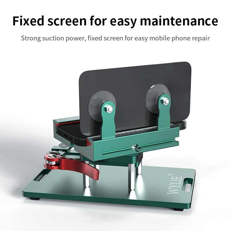 Wylie 4in1 LCD Screen Separator For Mobile Phone Rear Glass Removal Clamp Pressure Maintaining Camera Repair Fixture Clamp Tools