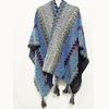 Neck Wrap Tassel Scarves Warm Knitted Cape Simple Imitation Cashmere Scarf  Travel Vacation