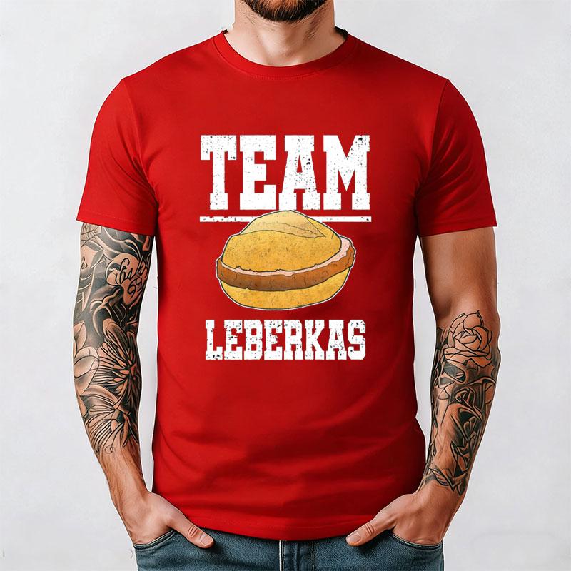 Leberkäse T-Shirt Oktoberfest München Bayern Fun Shirt Lustiges Neues Sommer Kurzarm-T-Shirt Gestartet Lässiges Baumwoll-Print-Oberteil