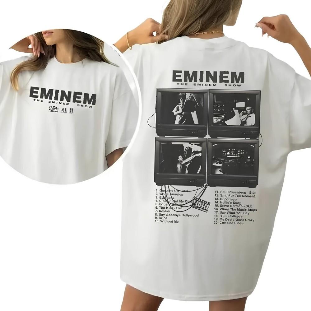 

Футболка Eminem Rap Unisex S-3XL, Футболка Slim Shady, Подарок для фаната, Футболка в стиле хип-хоп. 4XL