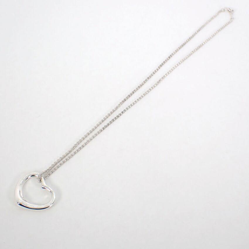[Gebraucht] TIFFANY 925 Offener Herzanhänger/Halskette/g523-17