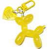 LAEKOU Jelly Balloon Dog Keychain for Women, Cute Bag Charms Key Chain