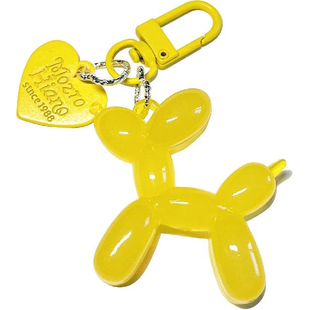 LAEKOU Jelly Balloon Dog Keychain for Women, Cute Bag Charms Key Chain