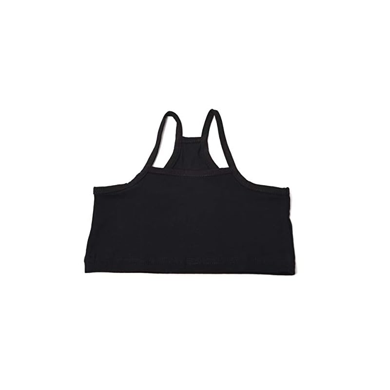 [EsuonHappiness] Kids' Half Top Tank Top for Girls - Dance, Hip Hop, Sports, Stage Costume, Jazz Dance, Elementary School, Layering, Camisole, 120cm,