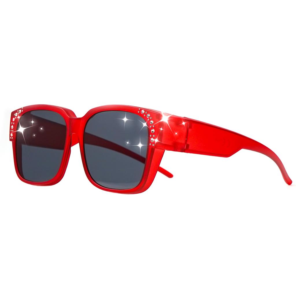 Oversized Square Fashion Sunglasses - Decorative Lenses for Fashion & Style, Stylish Eyewear, Elegant Eyewear