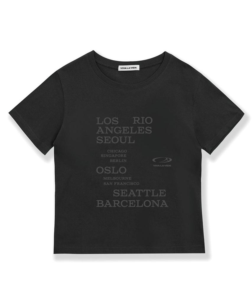 Bibalabida Rio Crop Short Sleeve T-Shirt