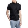 Men's FILA Polo Shirts Men's Black Polo Collar Moderate Straight Fit