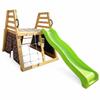 Children's Playground - GINGER HOME - Solid Wood - Plastic Slide - Net and Tent