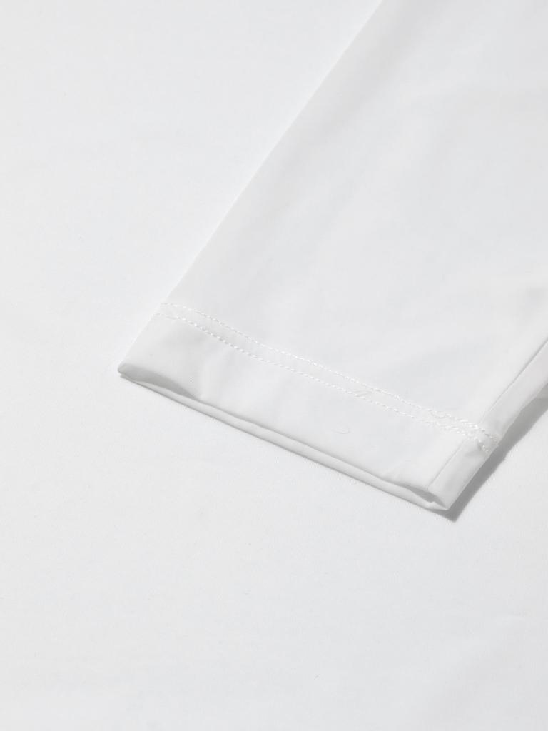 Wide Angle To Summer Round Neck Base Layer L_Snow White