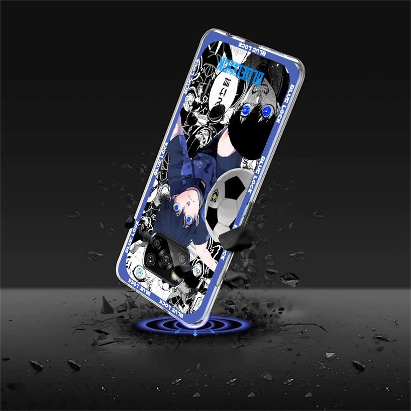 Anime Blue Lock Phone Case For Xiaomi Poco F7 Ultra X7 X6 Pro X5 Redmi 15 15C 13 13C 12 12C 10 10A 10C 9 9A 9C 9T Shell Poco X7