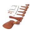 Violin Part Accessory Jujube Wood with ChinRest EndpinTailpieceTuning PegsGut for 44