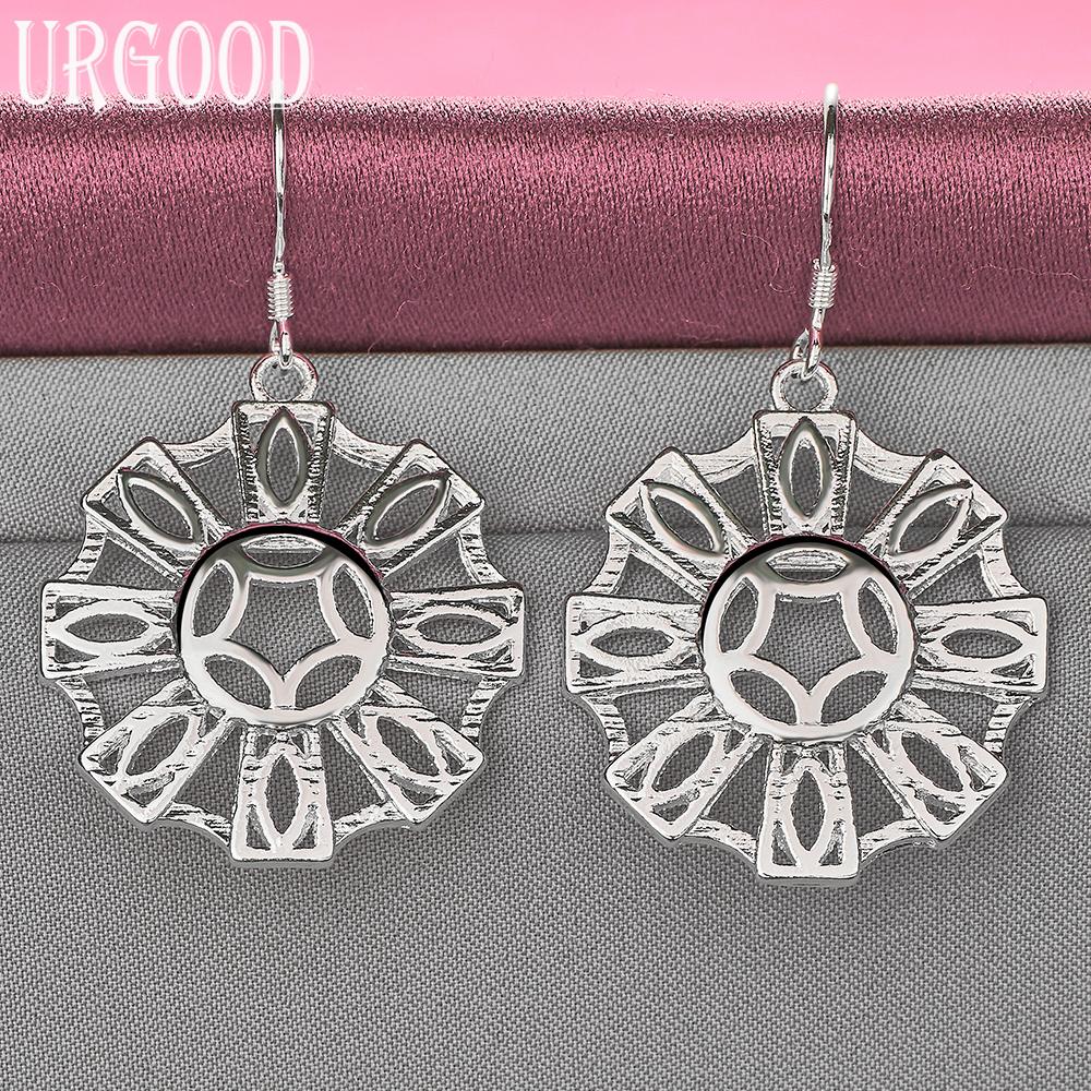 925 Sterling Silver Pendant Earrings Fashion Wedding Jewelry