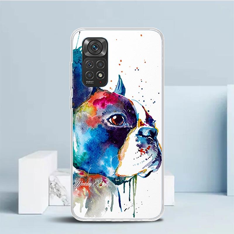 French Bulldog Dog Pug Phone Case For Xiaomi Redmi Note 15 14 14S 13 12S 12 Pro Plus 11S 11 11T 11E 10S 10 + Soft TPU Back Cover