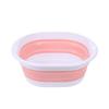 Foldable, Thickened Plastic Basin for Home Use: Face Wash, Veggie Washing, Portable Laundry - Retractable and Space-Saving Design.